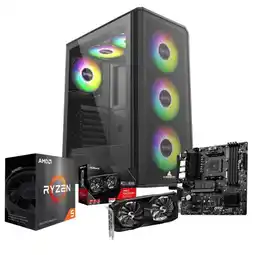 Falabella CPU Master FEB65W: Ryzen 5 5600Gt+ RX6600 8GB+ 16GB DDR4 + SSD 500Gb + F.650w oferta