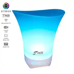 Falabella HIELERA PARLANTE BLUETOOTH RGB ACRILICO oferta