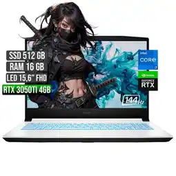 Falabella SWORD INTEL CORE I7-11800H RTX 3050TI 4GB SSD 512GB RAM 16GB LED 15,6 FULL HD 144Hz oferta