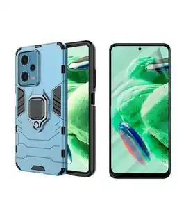 Falabella Estuche Anillo Compatible con Xiaomi Redmi Note 12 4G Azul+Hidrogel oferta