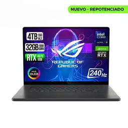 Falabella ROG ZEPHYRUS INTEL ULTRA 9-185H RTX 4070 8GB SSD 4TB RAM 32GB 16 OLED 240Hz oferta