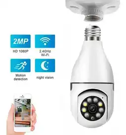 Falabella Cámara De Seguridad Wifi Bombillo Robotica Panoramica Ip 360 oferta