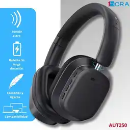 Falabella Audifonos Inalambricos Diadema AUT250 - Negros oferta