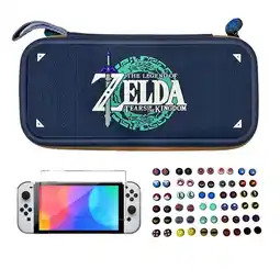 Falabella Estuche Edicion Tears + Vidrio + 2 Grips Para Switch Oled oferta