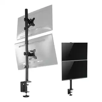 Falabella Soporte Para 2 Monitores Vertical Inclinación Libre oferta