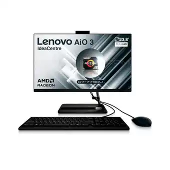 Falabella Aio IdeaCentre AIO 3 24ALC6 - 23,8' FHD - AMD R7-7730U - 8GB RAM 512GB SSD - Negro oferta