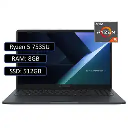 Falabella PORTATIL EXPERTBOOK AMD RYZEN 5 7535U RAM 8GB DDR5 / SSD 512GB / WIN11 PRO 14 oferta