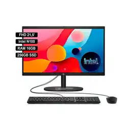 Falabella AIO 22-dg0011la FHD INTEL N100 RAM 16GB 256GB SSD Black oferta
