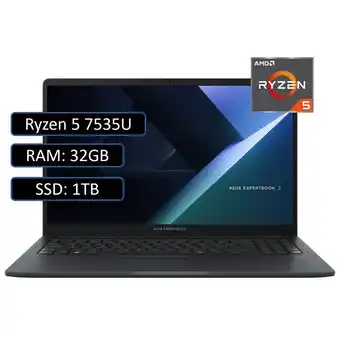 Falabella PORTATIL EXPERTBOOK AMD RYZEN 5 7535U RAM 32GB DDR5 / SSD 1TB / WIN11 PRO 14 oferta