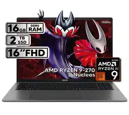 Falabella PORTÁTIL 16″ RYZEN 9 16 GB RAM 2 TB SSD WUXGA GRIS + KASPERSKY oferta