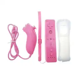 Falabella Control Inalámbrico 2 en 1 con Nunchuck Compatible con Consola Wii ROSADO oferta
