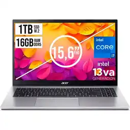 Falabella PORTATIL ASPIRE INTEL CORE I7-13620H SSD 1TB RAM 16GB DDR5 15,6 IPS FHD oferta