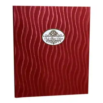 Falabella Álbum Fotográfico Tipo Folder 50 Hojas 400 Fotos, Rojo oferta