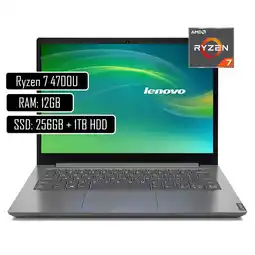 Falabella Portatil V14 Ryzen 7 4700U 12Gb Ssd 256Gb Hdd 1Tb Win11 Home 14 oferta