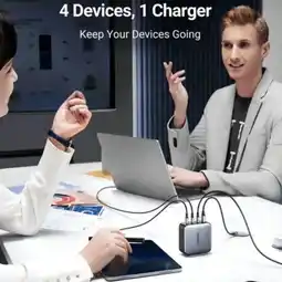 Falabella Cargador Nexode 100w Tipo C Carga Rápida Portátil oferta