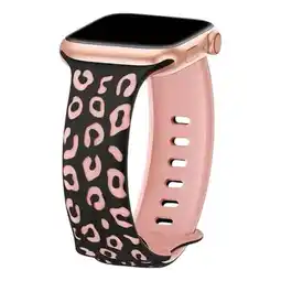 Falabella Correa Pulso Manilla Animal Print Apple Watch 38mm 40mm 41mm 32 mmNegroRosa oferta