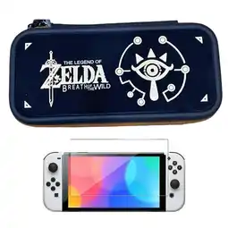 Falabella Estuche Edicion Botw + Vidrio Compatible Switch OLED oferta