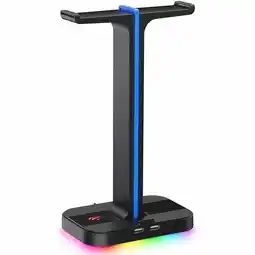 Falabella SOPORTE DE DIADEMA GAMER RGB 2 PUERTOS USB HAVIT oferta