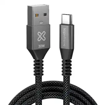 Falabella KX USB-A to USB-C Cable 30W 480mbps 10ft 3m Braided oferta