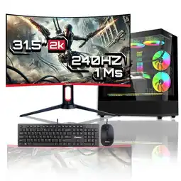 Falabella Computador Gamer Ryzen 5 4600G RAM 16GB SSD 512GB Monitor 32 Pulgadas 240Hz oferta