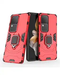 Falabella Estuche Anti Golpes Con Anillo Compatible con Vivo V30 Rojo oferta