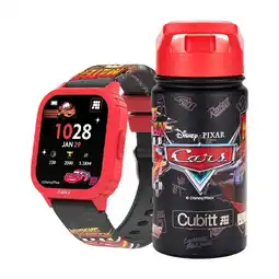 Falabella Combo De Niños Smartwatch + Termo Disney Jr X Cars Red oferta