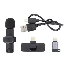 Falabella MICROFONO INALAMBRICO DE SOLAPA K8 - para ¡Phone y Tipo C oferta