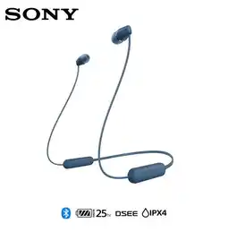 Falabella Audífonos internos inalámbricos WI-C100 BLUETOOTH COLOR AZUL oferta