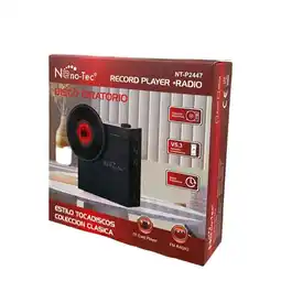 Falabella Parlante Pequeño Bluetooth Diseño Tocadiscos Giratorio oferta