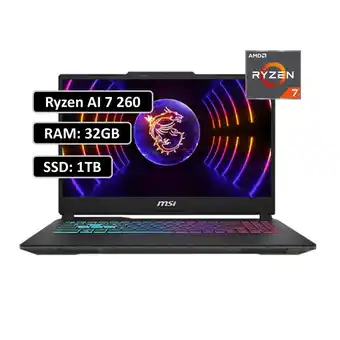 Falabella PORTATIL CYBORG AMD RYZEN AI 7 260 RAM 32GB DDR5 / SSD 1TB M.2 / RTX 5060 8GB oferta