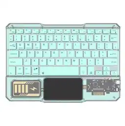 Falabella Combo Teclado Y Mouse Bluetooth Recargable Kb-333 Azul oferta