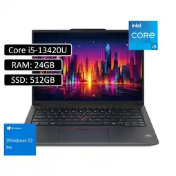 Falabella PORTATIL ThinkPad E14 Intel Core i5-13420U RAM 24GB SSD 512GB14 Win11 PRO oferta