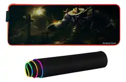 Falabella Pad Mouse Gamer Rgb Alfombra Rgb 80cm X 30cm 10 Colores Luz - G04 oferta
