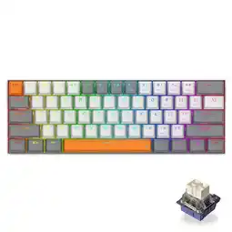 Falabella Teclado Mecánico Gamer L61 Rgb Bluetooth 3.0/5.0, 2.4 Ghz oferta