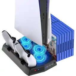 Falabella Base Vertical Refrigerante Carga Compatible PS5 Porta Accesorios oferta