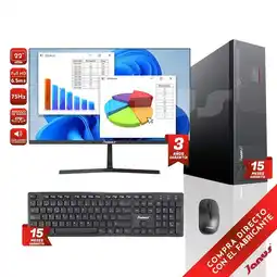 Falabella WORKSTATION intel Core I5 12400/RAM 8GB/SSD 512GB M.2/200W/Monitor 22 oferta