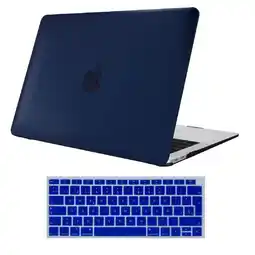 Falabella Carcasa + Protector Teclado Para Macbook Air 13 2018-2021 - Azul Osc oferta