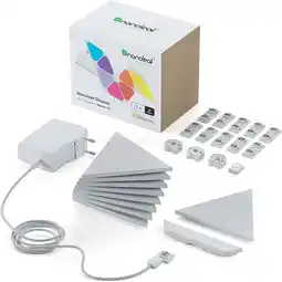Falabella Kit x 9 luces triangulos inteligentes NANOLEAF Blanco oferta