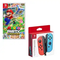 Falabella Control Switch Joy-con Neon Con Juego Mario Party Super Stars oferta