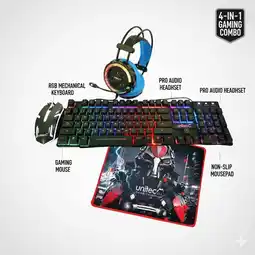 Falabella Combo Gamer 4en1 Teclado Mouse Audifonos Mouse Pad oferta