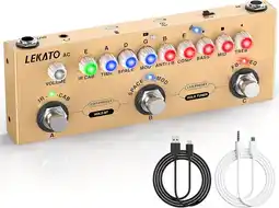 Falabella Pedalera Multiefectos Lekato Para Guitarra Eléctrica Bajo oferta