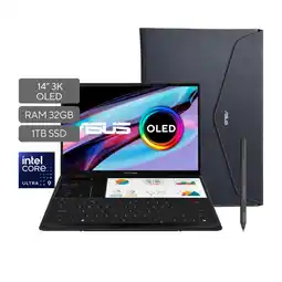 Falabella Portátil Zenbook UX8406CA-PZ961W Duo Intel Core Ultra9 285H Ram 32GB Ssd 1TB 14” oferta