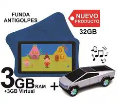 Falabella Tablet Niños 6GB RAM (3+3) 32GB Android 13 Wifi 7 Pulgadas + Parlante AZUL oferta