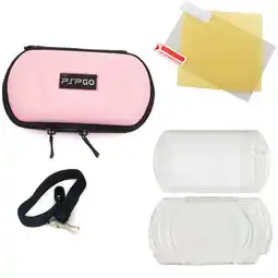 Falabella Kit PSP GO 3 en 1: Carcasa Acrílica y Estuche 2 - Rosado oferta