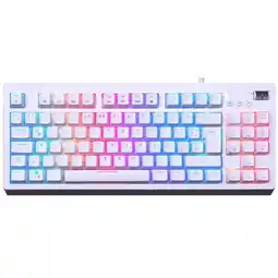 Falabella Teclado Mecanico Quasar Rgb Blanco Switch Marron oferta