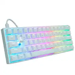 Falabella Teclado Gamer Mecanico MAXFIT61 MK857 Blanco oferta