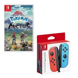 Falabella Control Switch Joy-con Neon Con Juego Pokemon Legends Arceus oferta