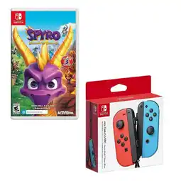 Falabella Control Switch Joy-con Neon Con Juego Spyro Trilogy oferta