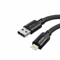 Falabella Cable Essager USB a Lightning Trenzado 1m Negro oferta