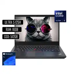 Falabella PORTATIL ThinkPad E14 Intel Core Ultra 5 125U RAM 16GB SSD 512GB WIN11 PRO oferta